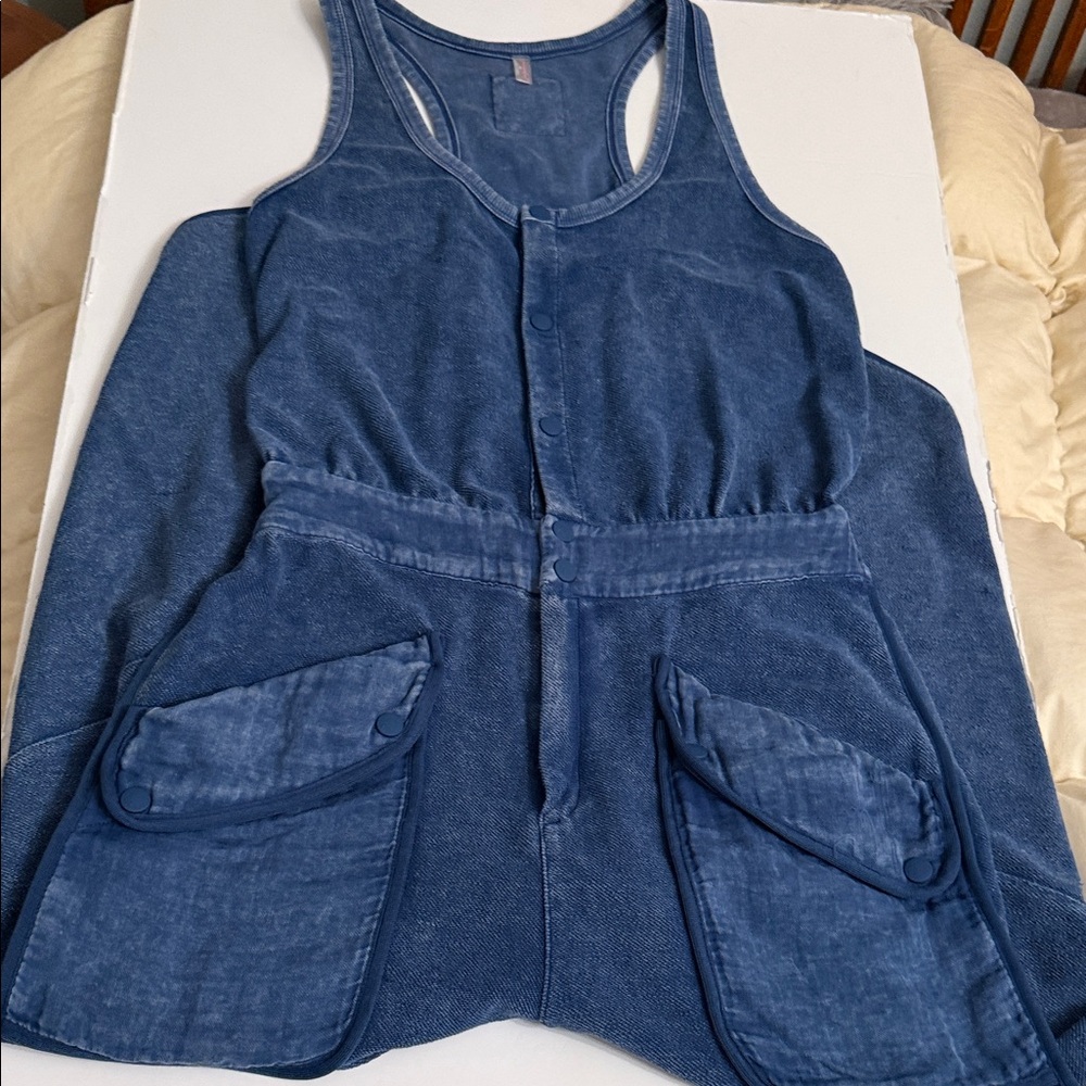 FP Movement by Free People Navy Blue Romper Jumpsuit - Picture 11 of 12